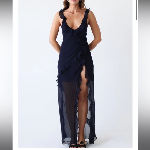 Blue wrap dress - Picture 8 of 8